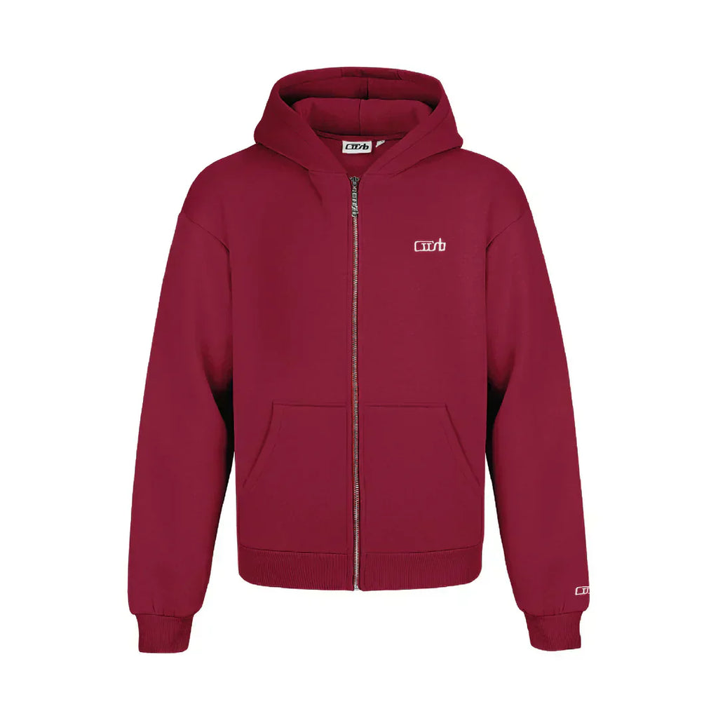 ZIP-UP RICH RED